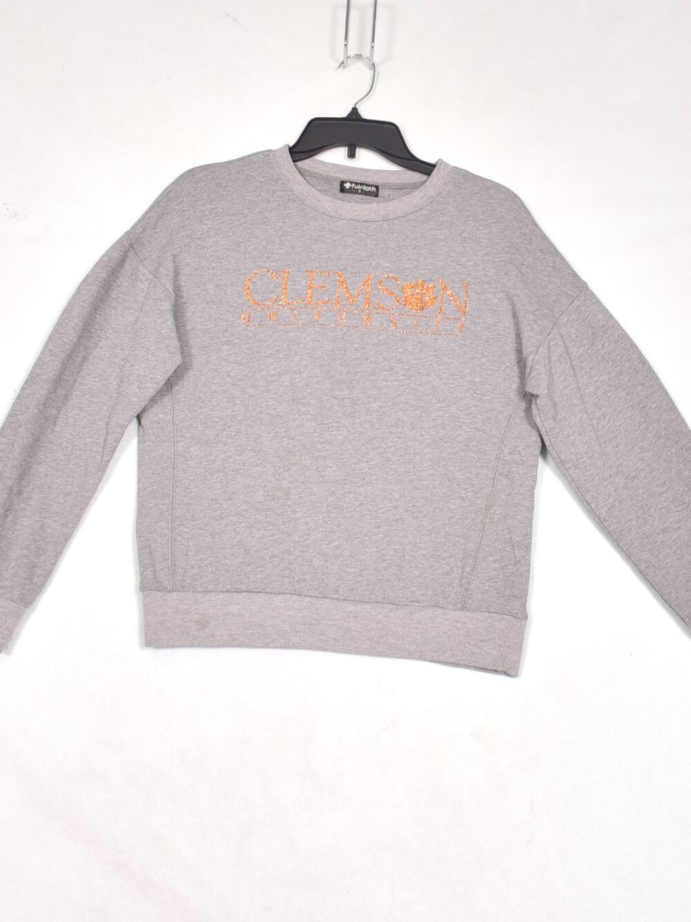 Clemson University Tigers Fuinloth Grey Sweatshirt Size Small